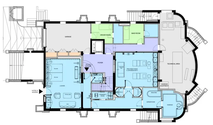 4 BR floor plan