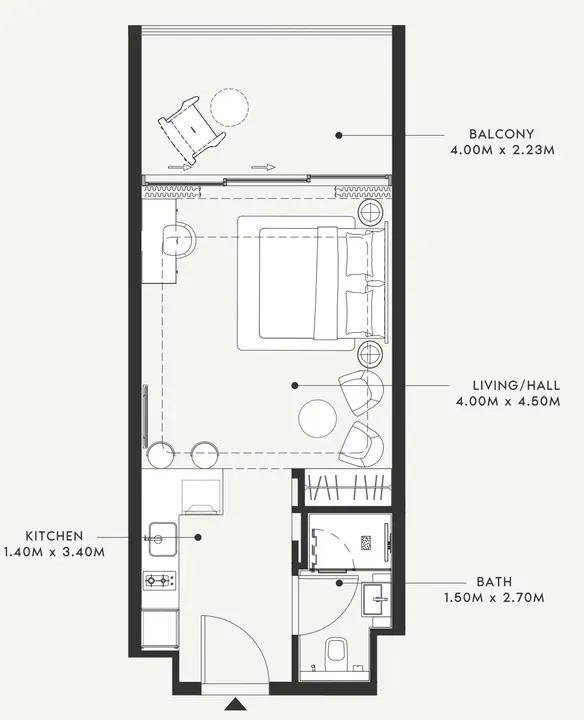 Studio floor plan