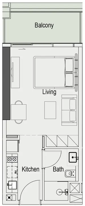 Studio floor plan