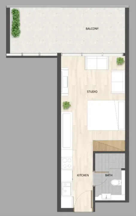 Studio floor plan
