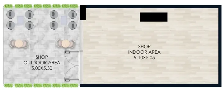 Retail floor plan