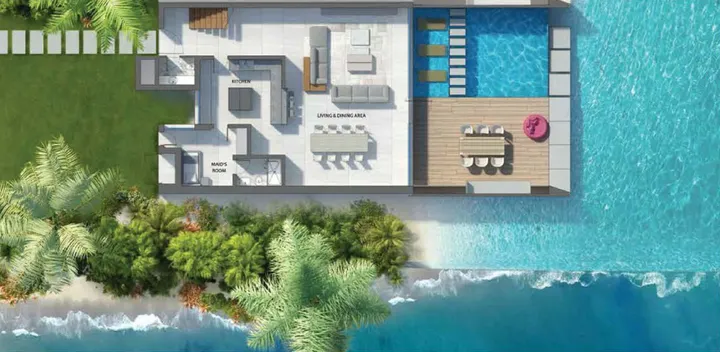 4 BR floor plan