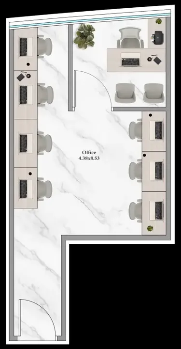 Office floor plan
