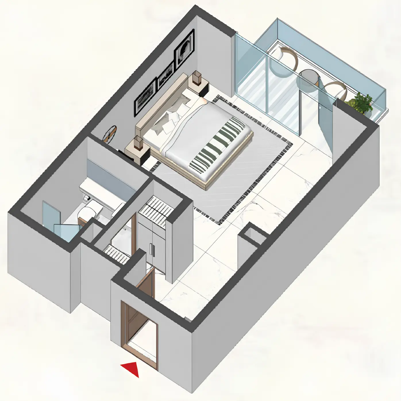 Studio floor plan