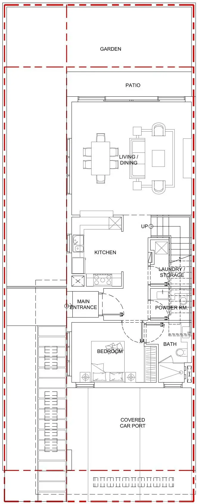 5 BR floor plan