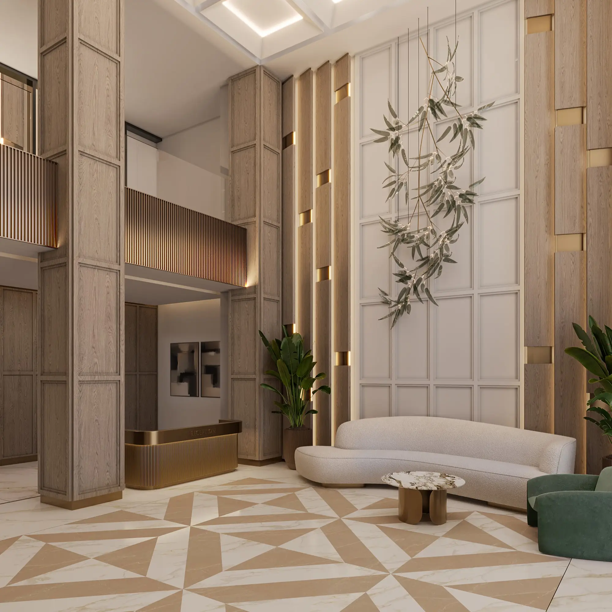 GOLDEN LIGHT "Courtyard One" 2