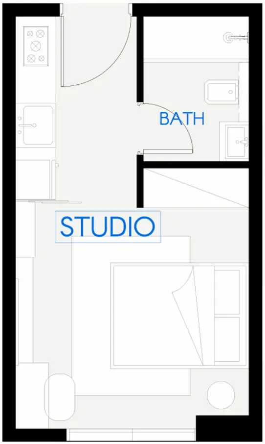 Studio floor plan