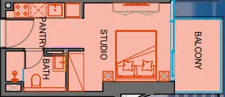 Studio floor plan