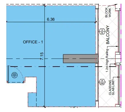 Office floor plan