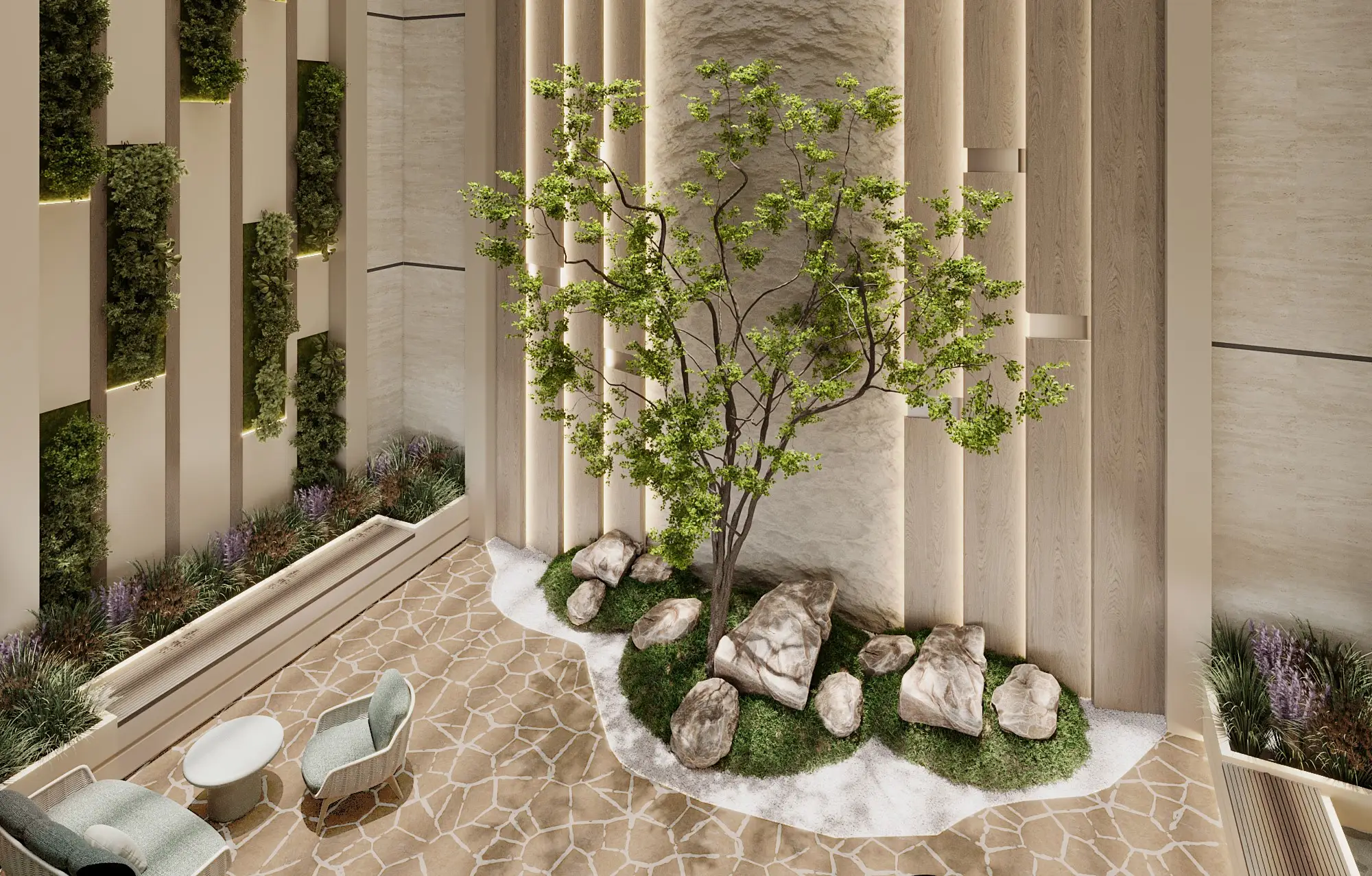 GOLDEN LIGHT "Courtyard One" 9