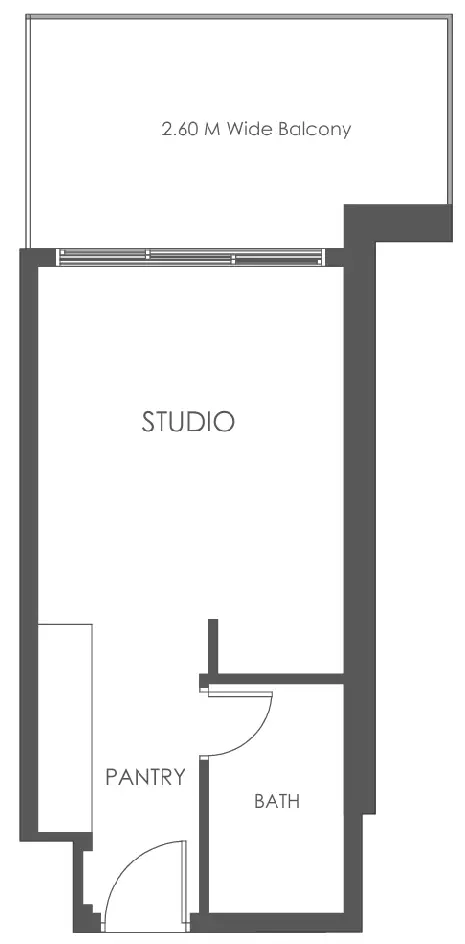 Studio floor plan