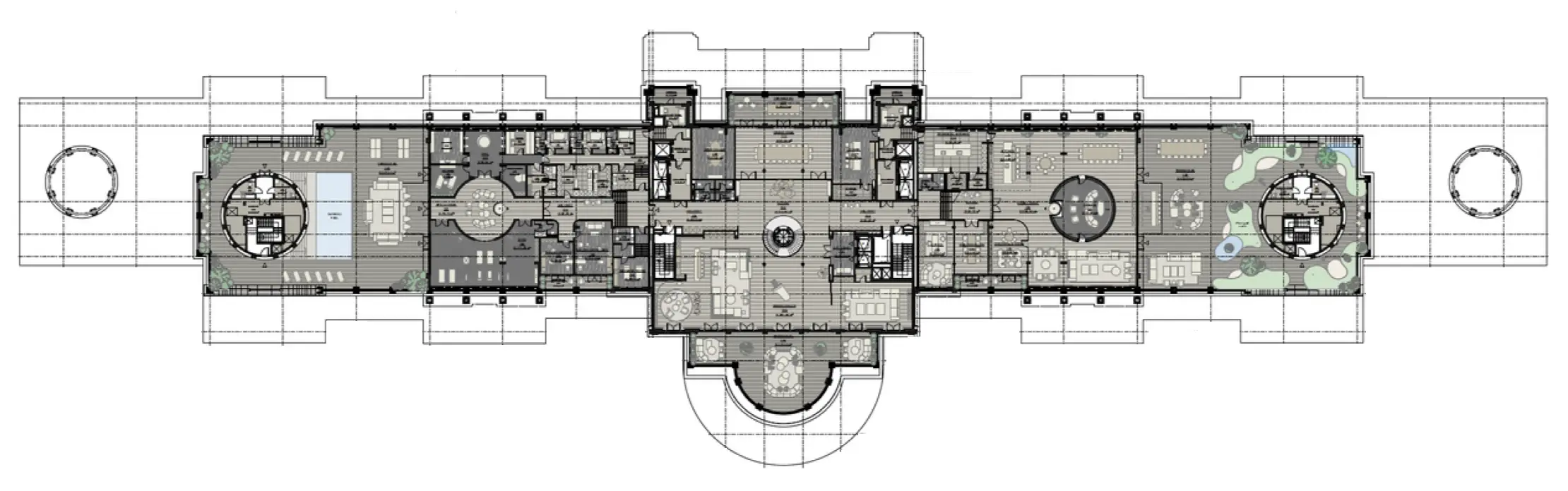 8 BR floor plan