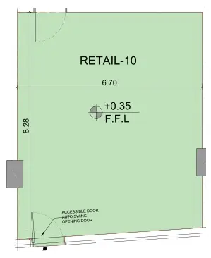 Retail floor plan