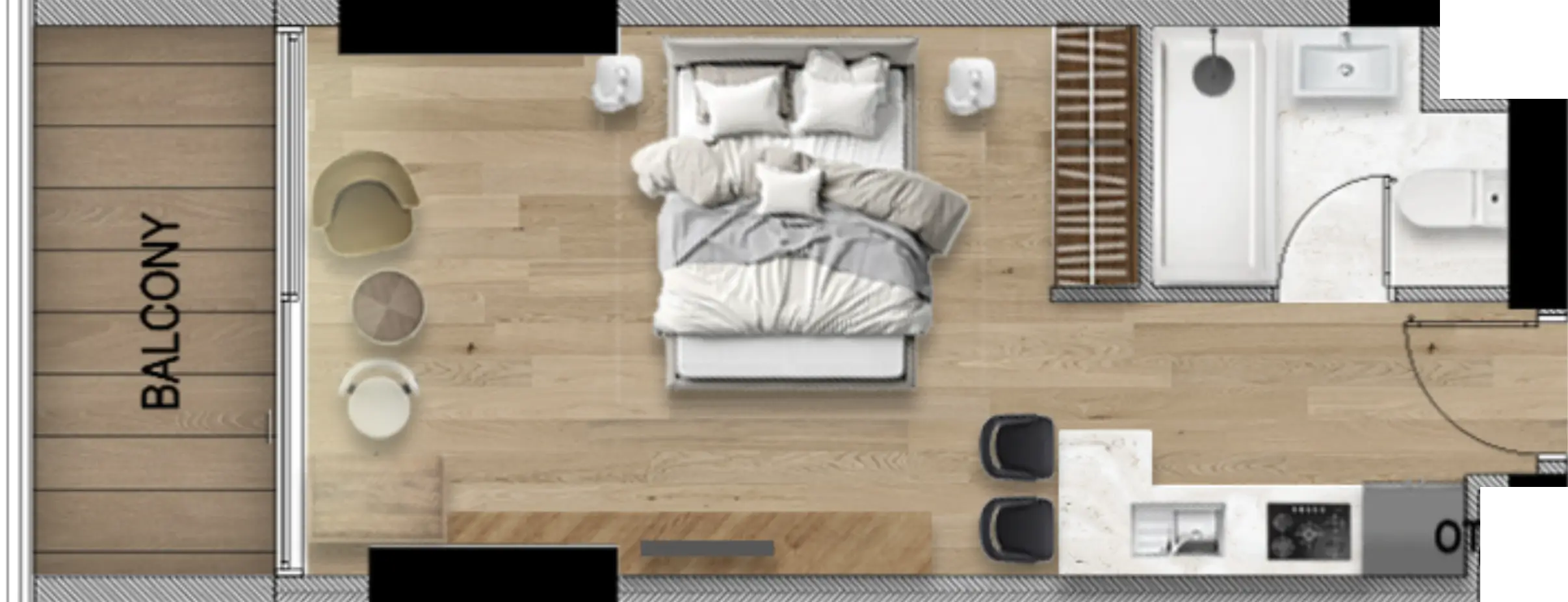 Studio floor plan