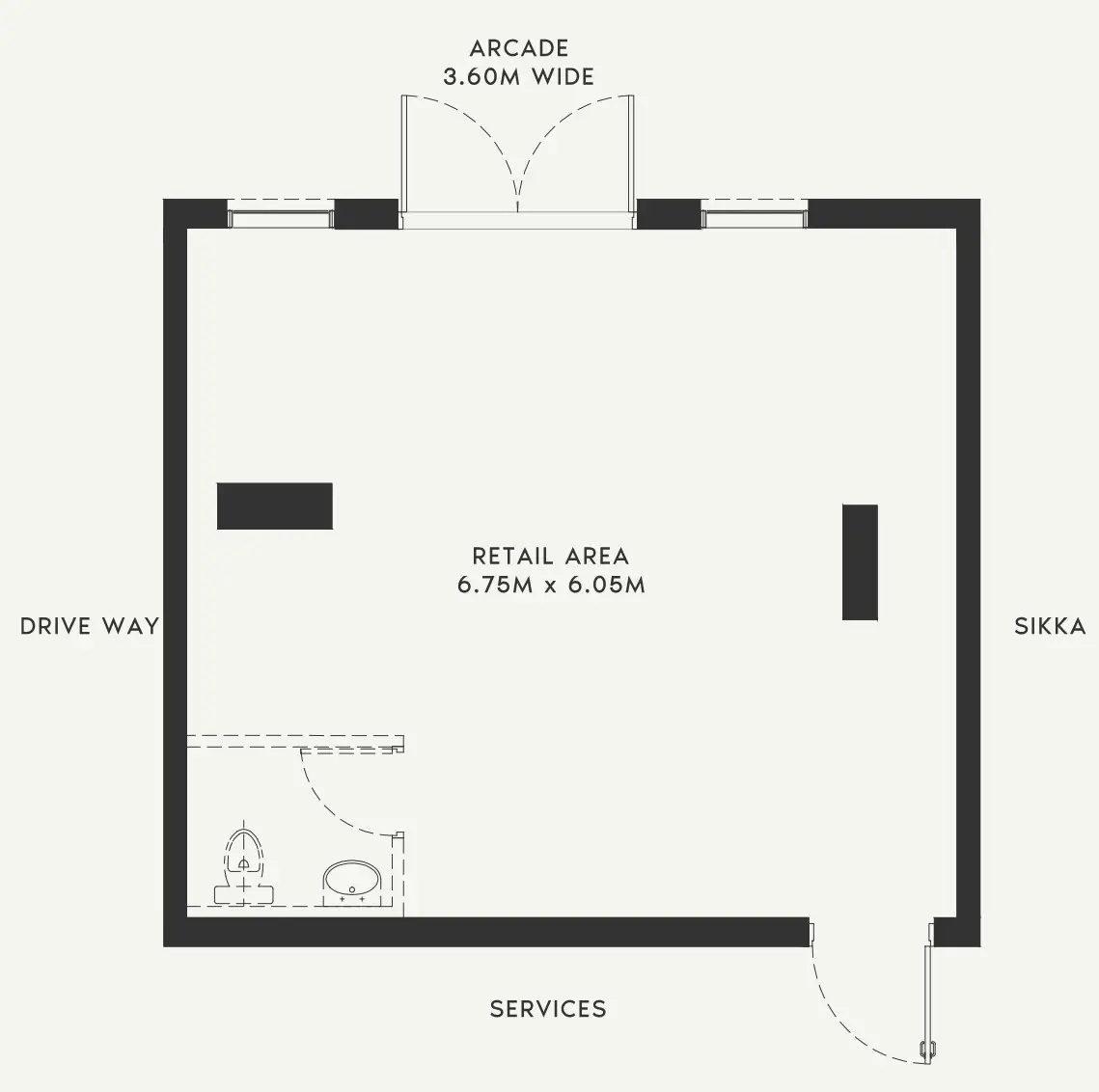 Retail floor plan