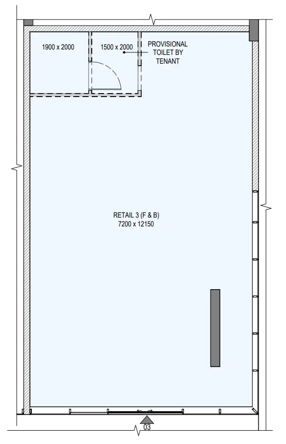 Retail floor plan
