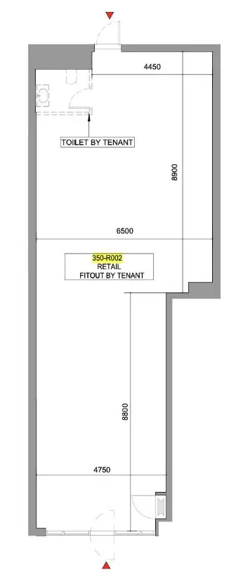 Retail floor plan