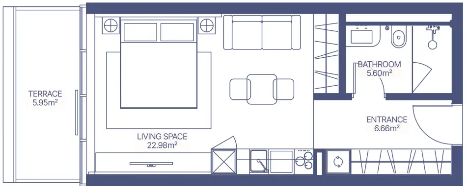 Studio floor plan
