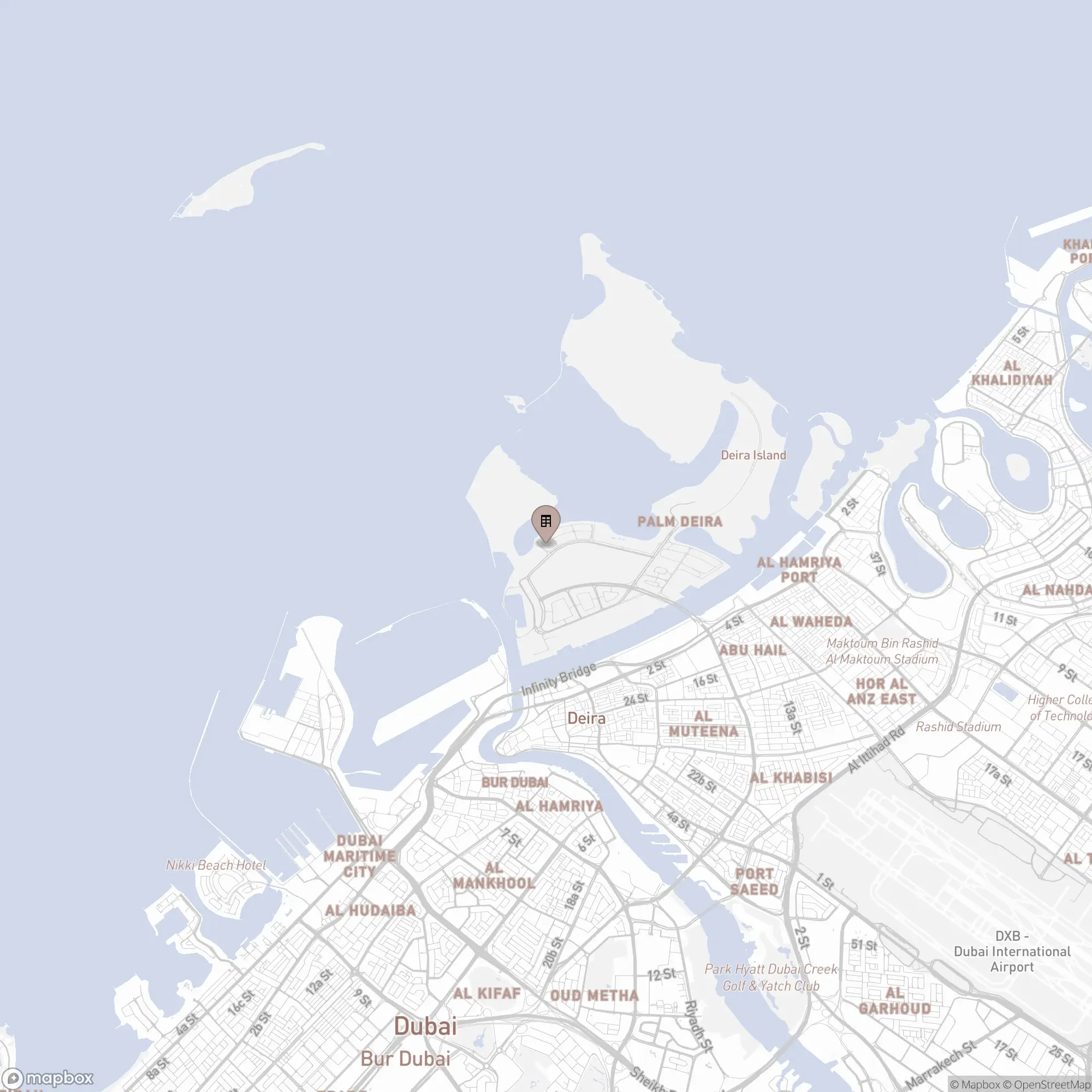 Map of Dubai Islands
