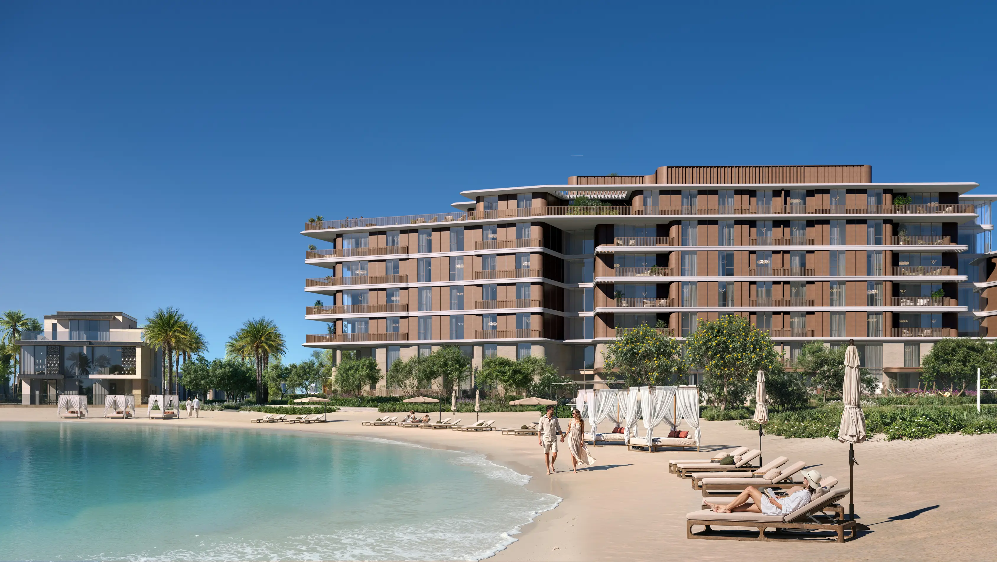 Palm Central Private Beach