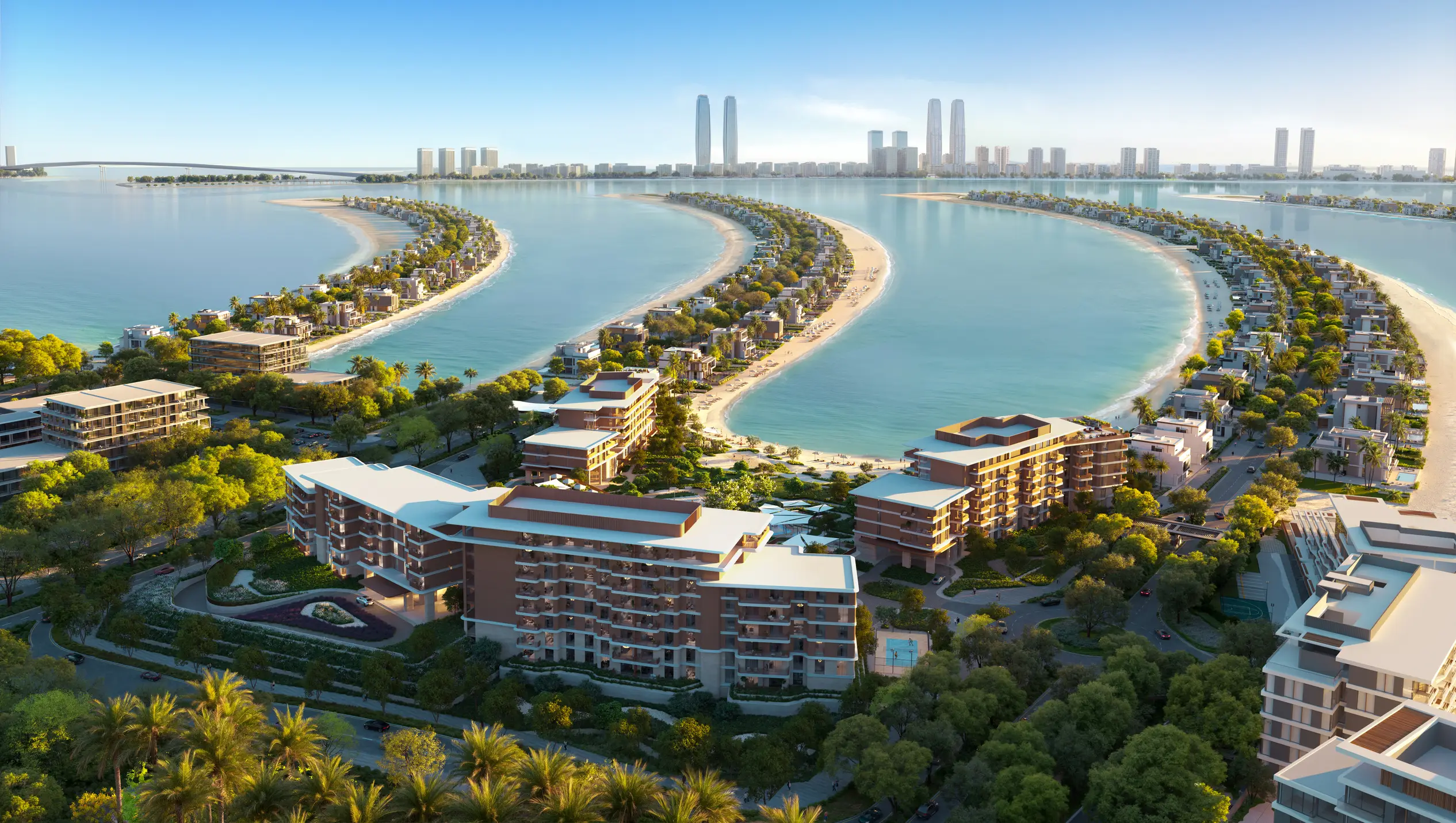 Palm Central Aerial View