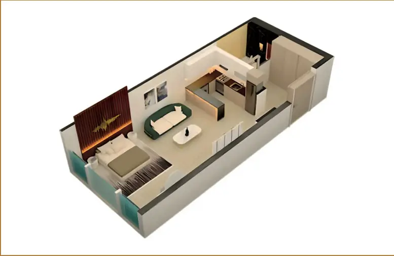 Studio floor plan
