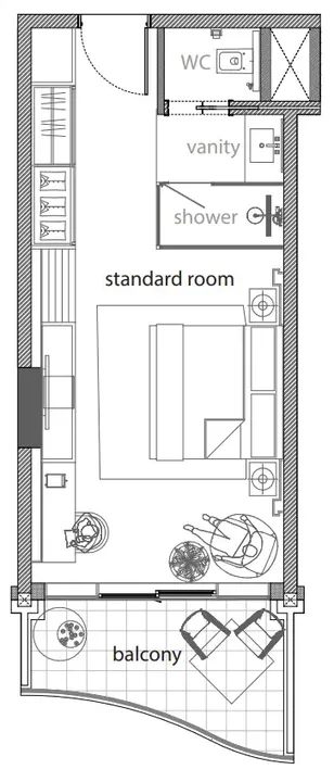 Studio floor plan