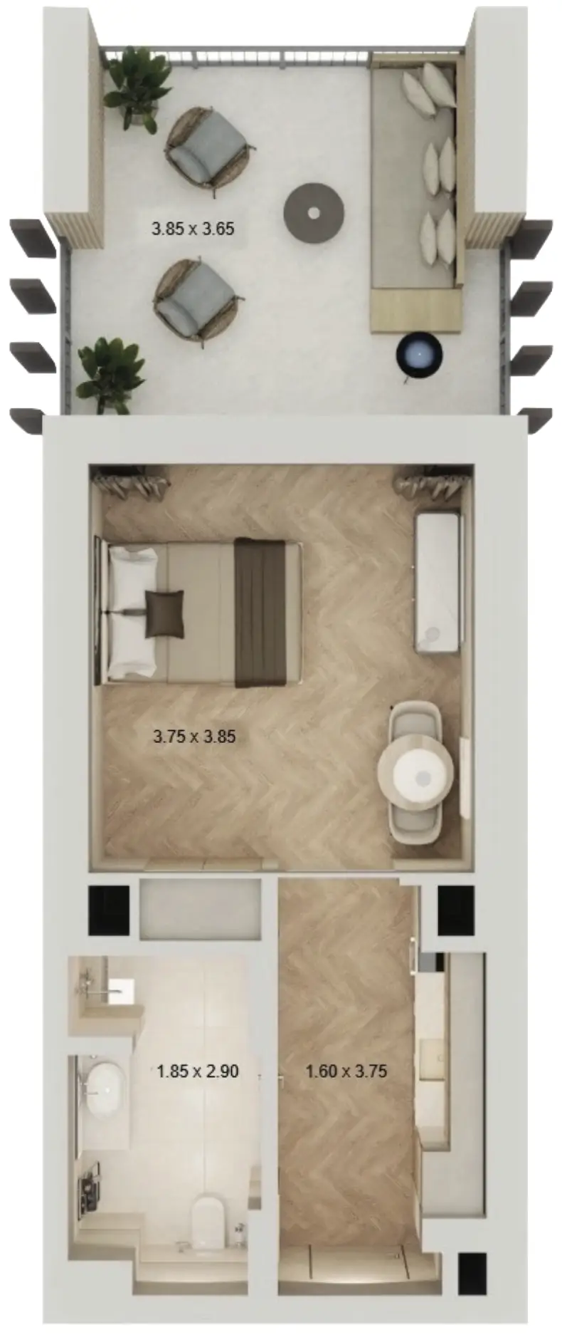 Studio floor plan