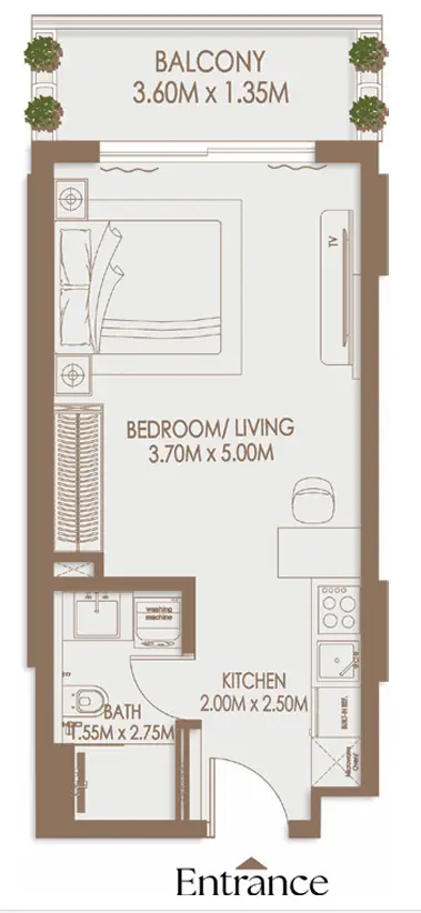 Studio floor plan