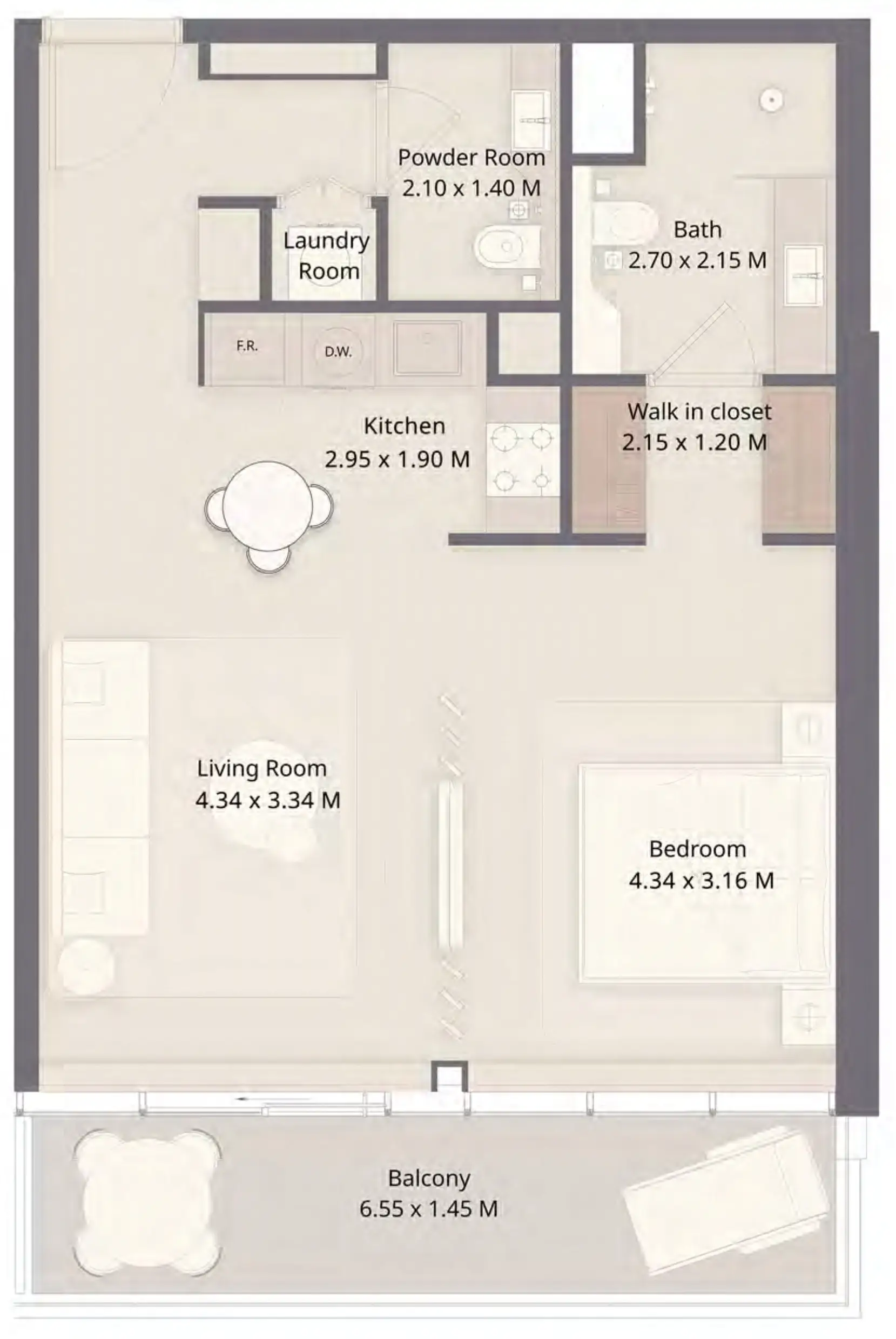 Studio floor plan