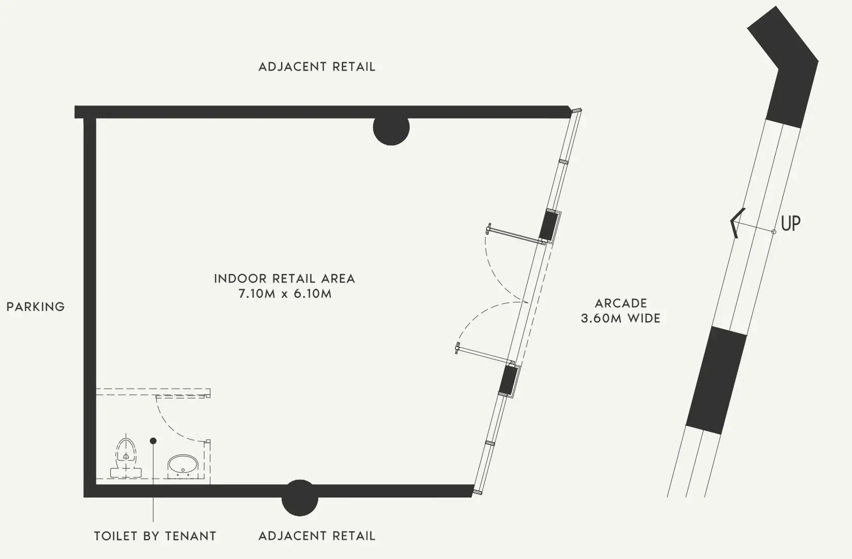 Retail floor plan