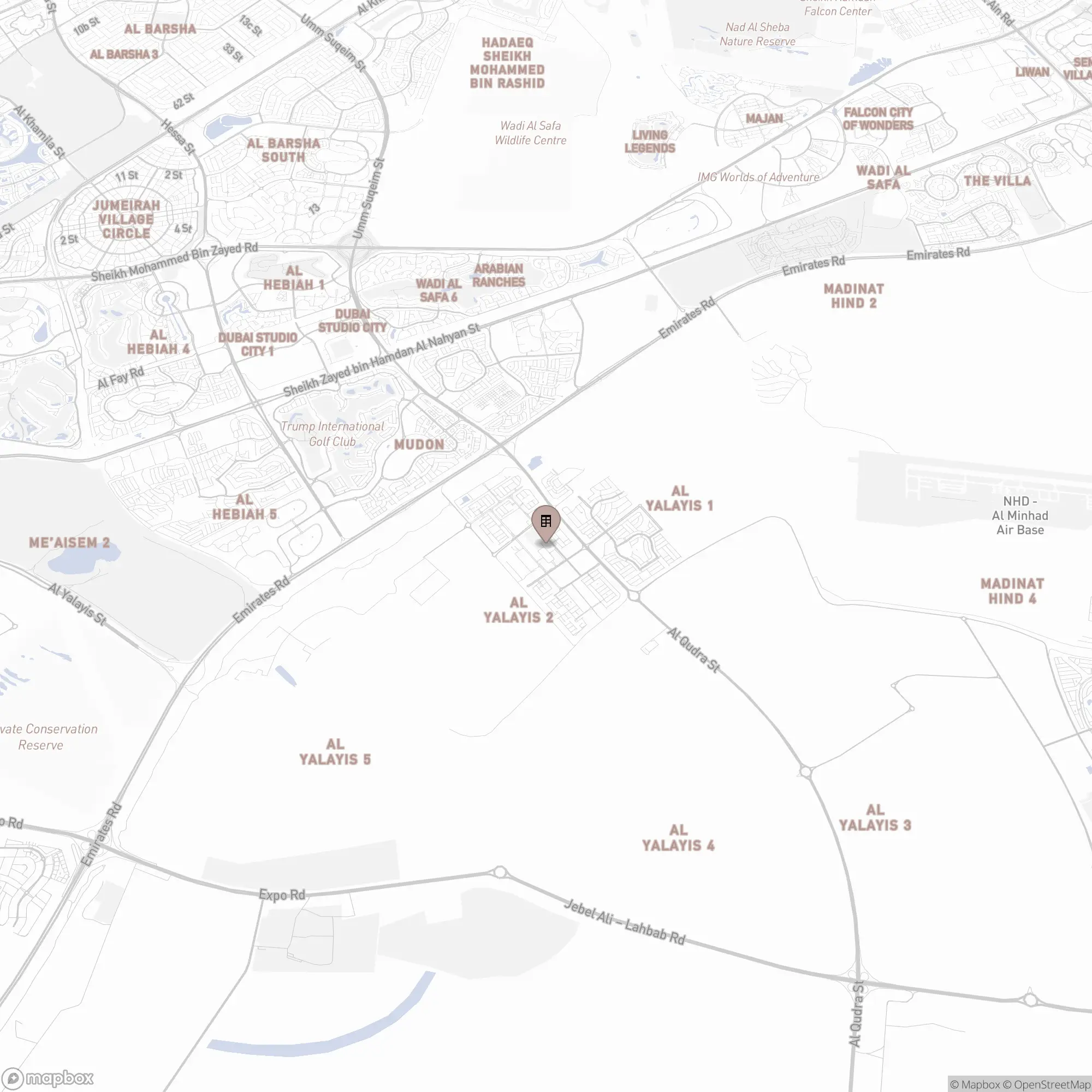 Map of Town Square